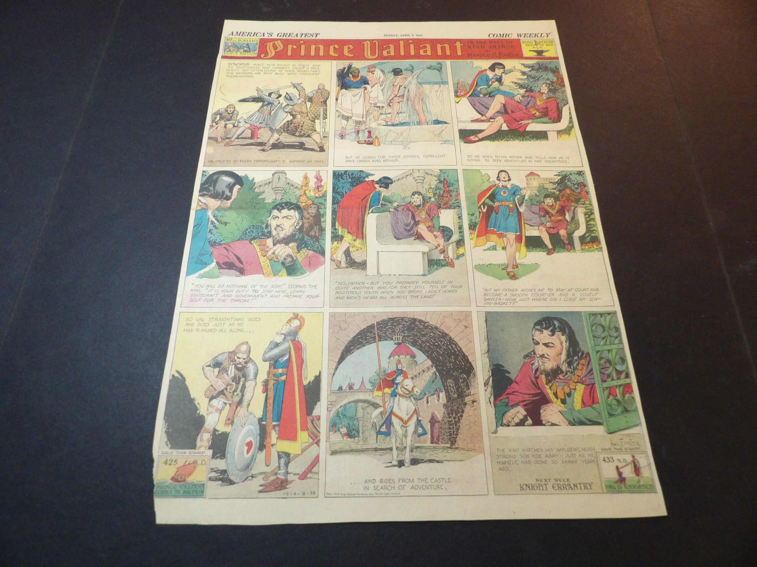 Andy Madura's Sunday Comics - Prince Valiant - 1937-1942